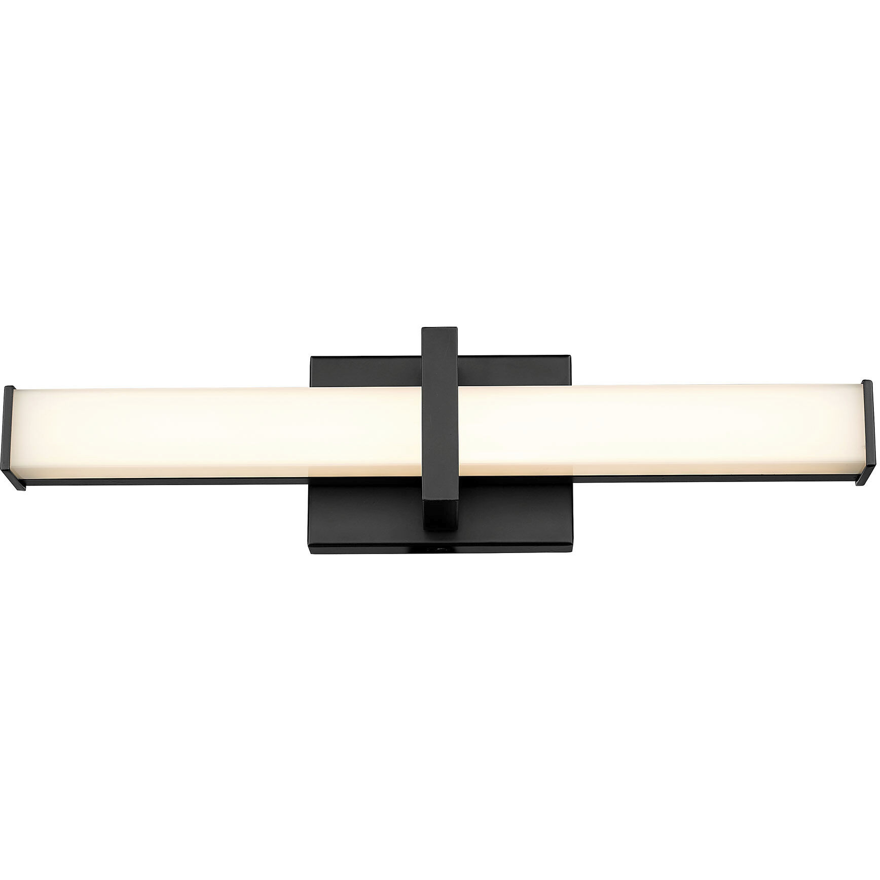 Elon Vanity Wall Light in Matte Black