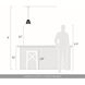 Clarus LED 7.63 inch Grey Cement Pendant Ceiling Light