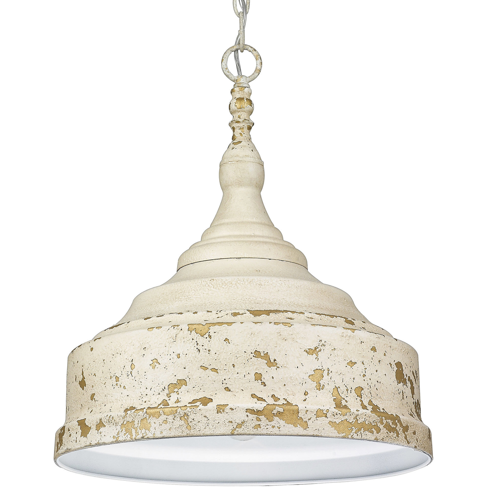 Keating Pendant Ceiling Light in Antique Ivory