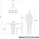 Marco 5 Light 25 inch White Gold Chandelier Ceiling Light