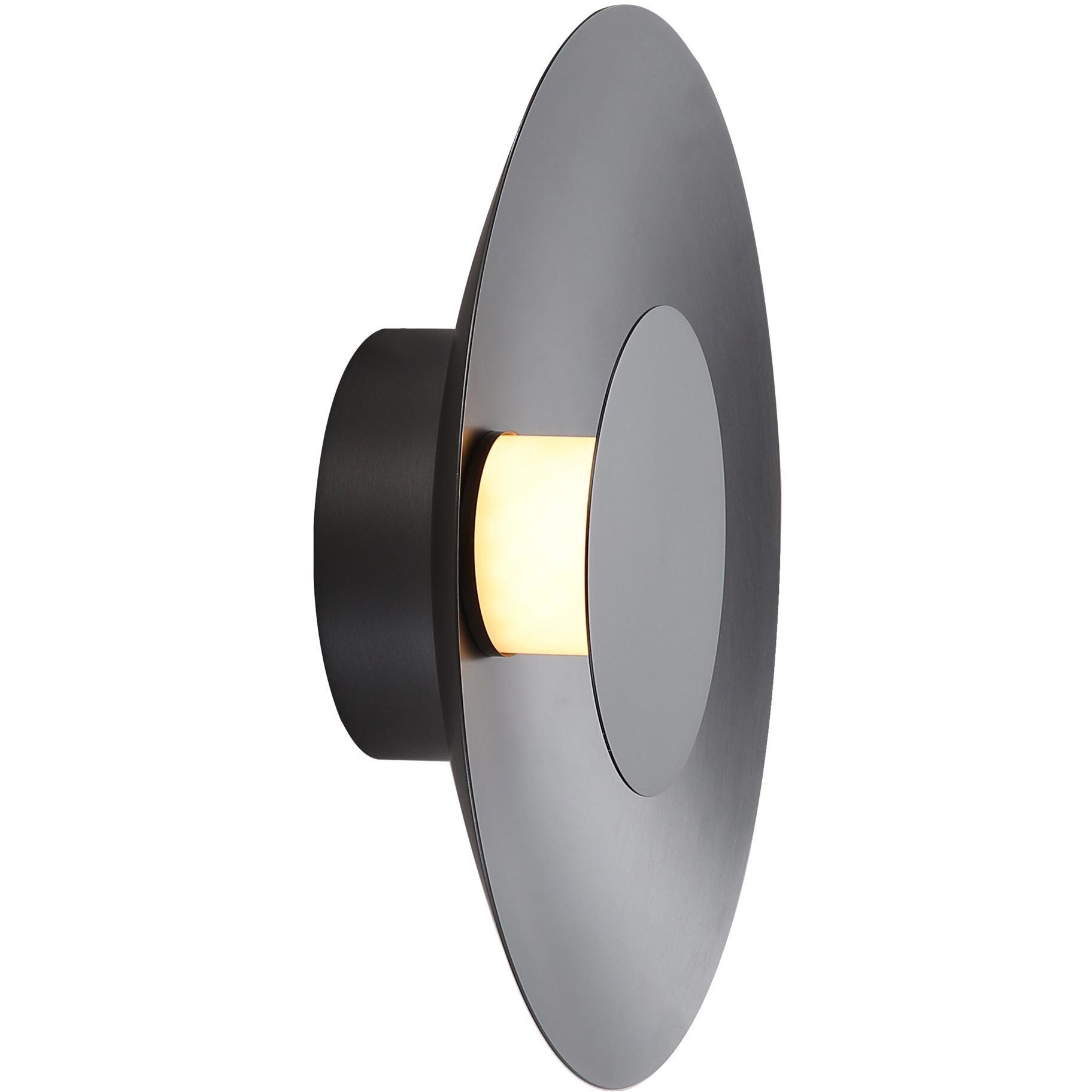 Yep Luma LED 11.75 inch Graphite Flush Mount Ceiling Light