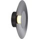 Yep Luma LED 11.75 inch Graphite Flush Mount Ceiling Light