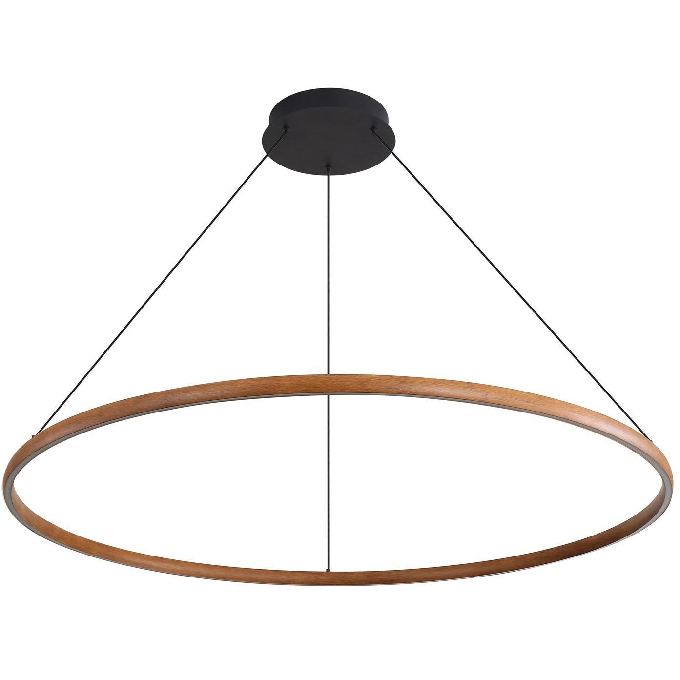 Veritas LED 35.38 inch Walnut Chandelier Ceiling Light