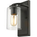 Monroe 1 Light 4.5 inch Matte Black Wall Sconce Wall Light