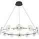 Ziva Celestia 49 inch 4.00 watt Chrome Chandelier Ceiling Light