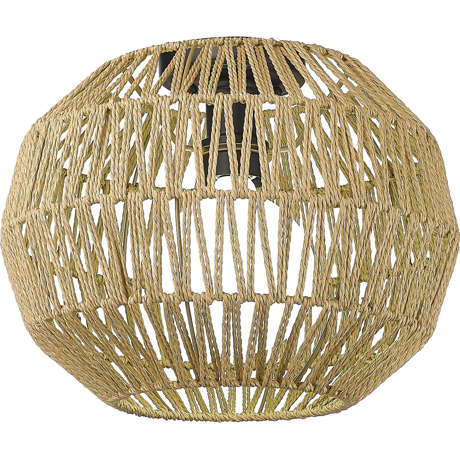 Florence 1 Light 14 inch Matte Black Flush Mount Ceiling Light