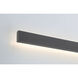 Enso LED 4.5 inch Smooth Gray Outdoor Wall in Smooth Grey