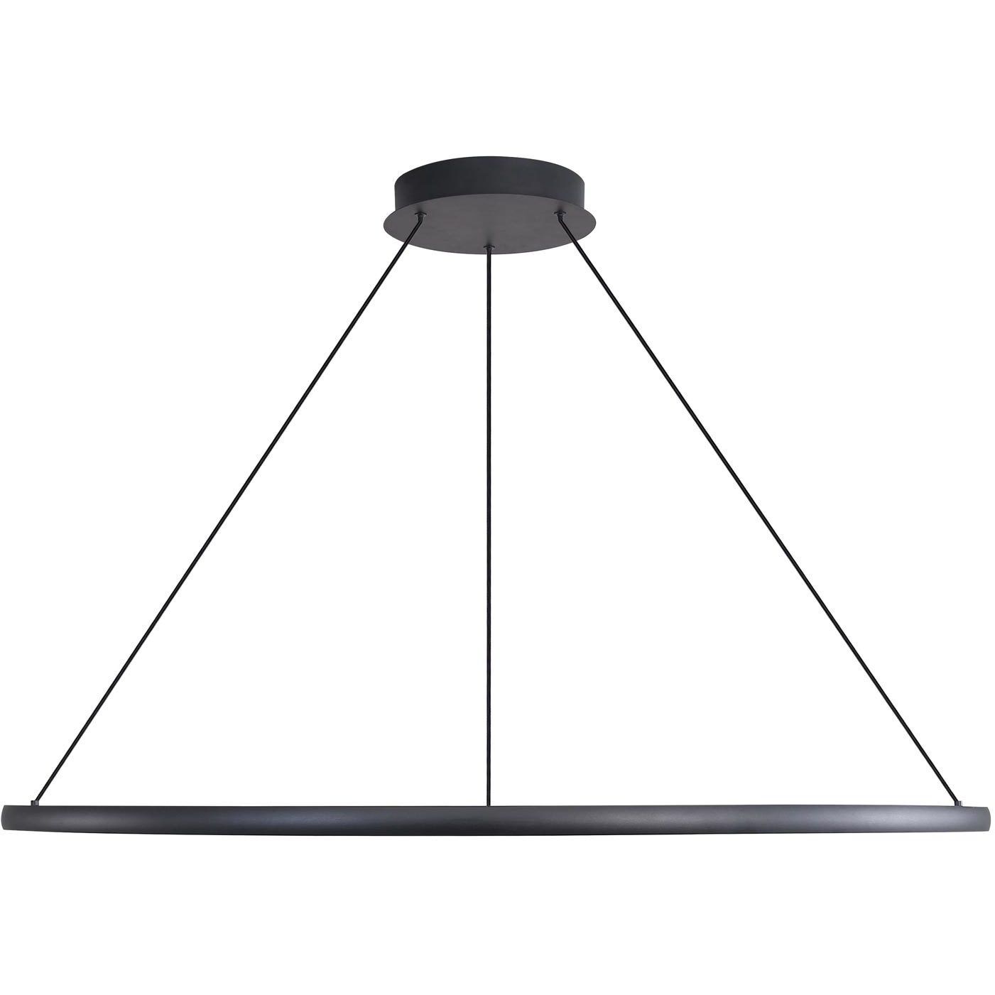 Veritas 35.38 inch 80.00 watt Sand Black Chandelier Ceiling Light