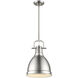 Yep Duncan Pendant Ceiling Light in Pewter, Small