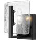 Aenon 1 Light 6.88 inch Matte Black Wall Sconce Wall Light