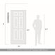 Rodara LED 24.38 inch Matte Black Outdoor Wall Sconce