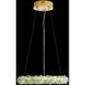 Corallo LED 29.5 inch Turquoise Chandelier Ceiling Light