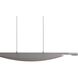Luma Linear Pendant Ceiling Light in Graphite