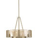 Aenon 4 Light 22 inch Brushed Champagne Brass Chandelier Ceiling Light