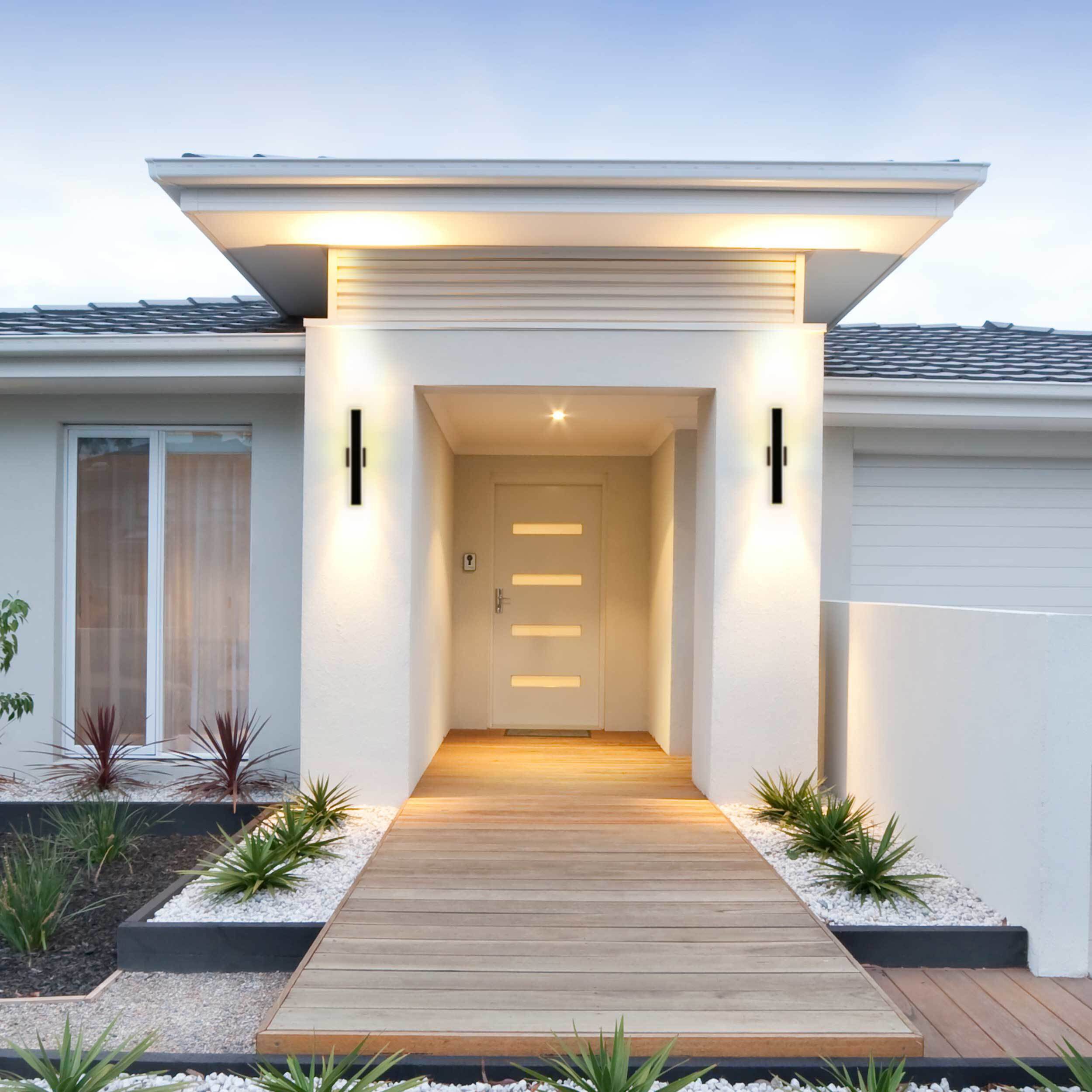 Obsidian LED 23.63 inch Sand Black Outdoor Wall