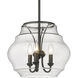 Annette 3 Light 14 inch Matte Black Pendant Ceiling Light