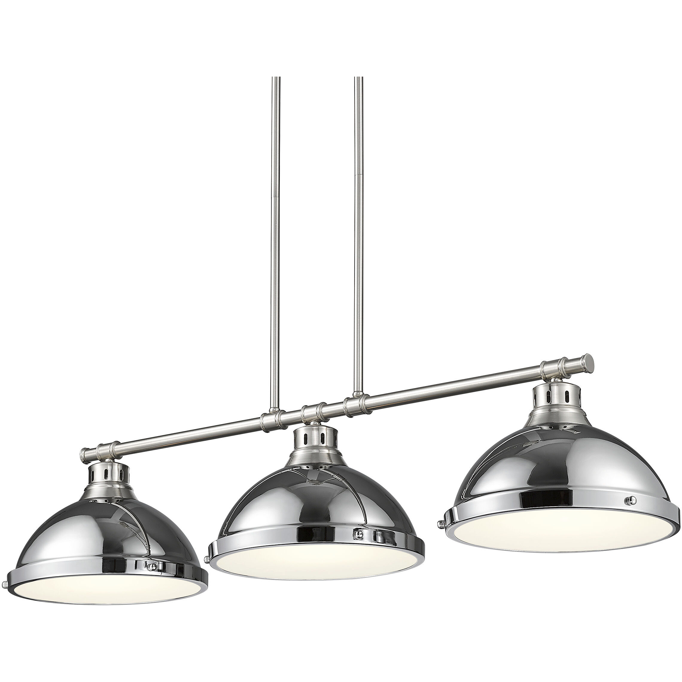 Yep Duncan Island Light Ceiling Light in Pewter, Chrome