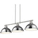 Yep Duncan Island Light Ceiling Light in Pewter, Chrome