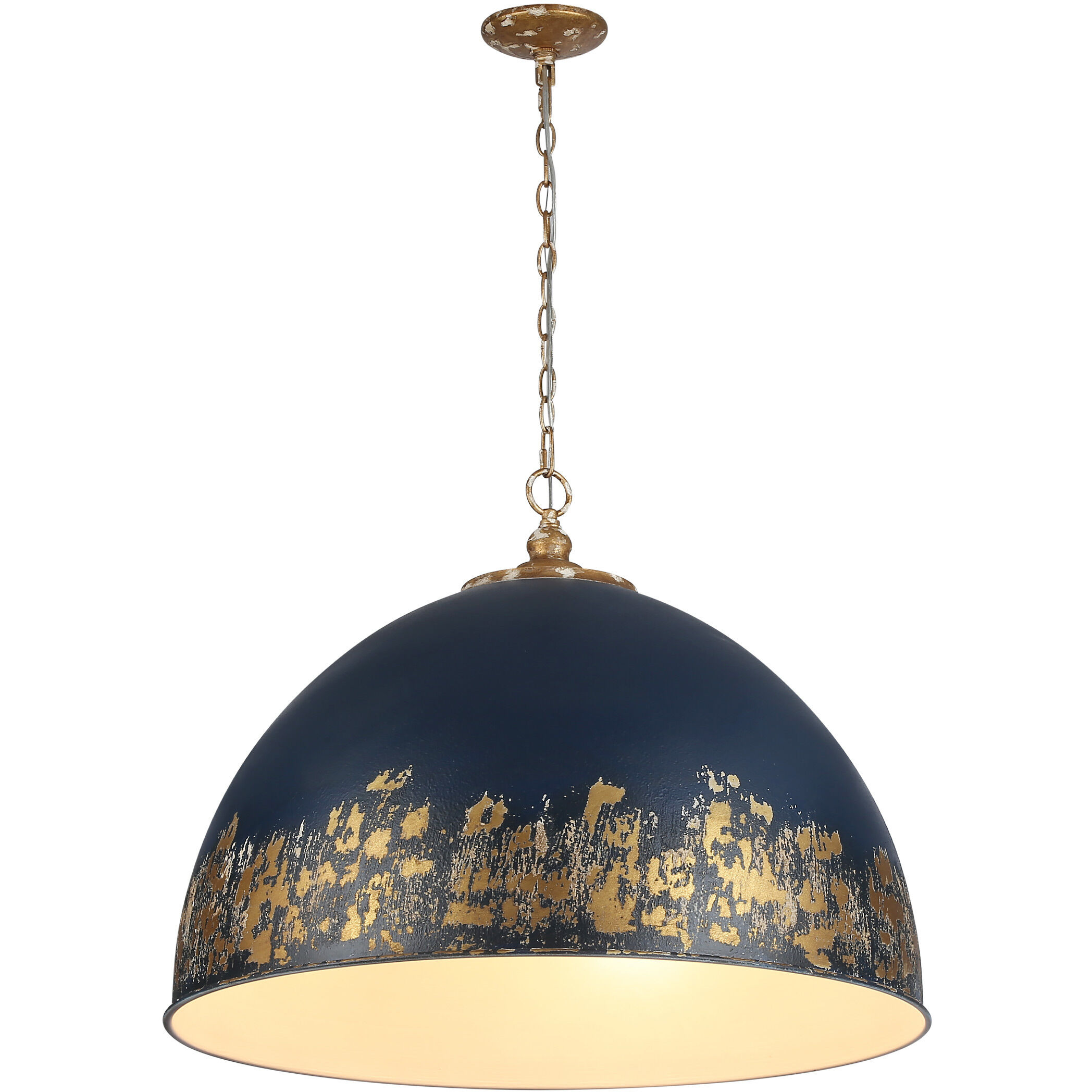 Alison Pendant Ceiling Light in Antique Matte Navy