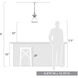 Duncan 1 Light 9 inch Matte Black Mini Pendant Ceiling Light, Small