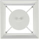 Smyth 3 Light 11.75 inch Natural White Semi-Flush Mount Ceiling Light in Clear Glass