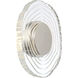 Luminwood 1 Light 12 inch Polished Nickel ADA Wall Sconce Wall Light