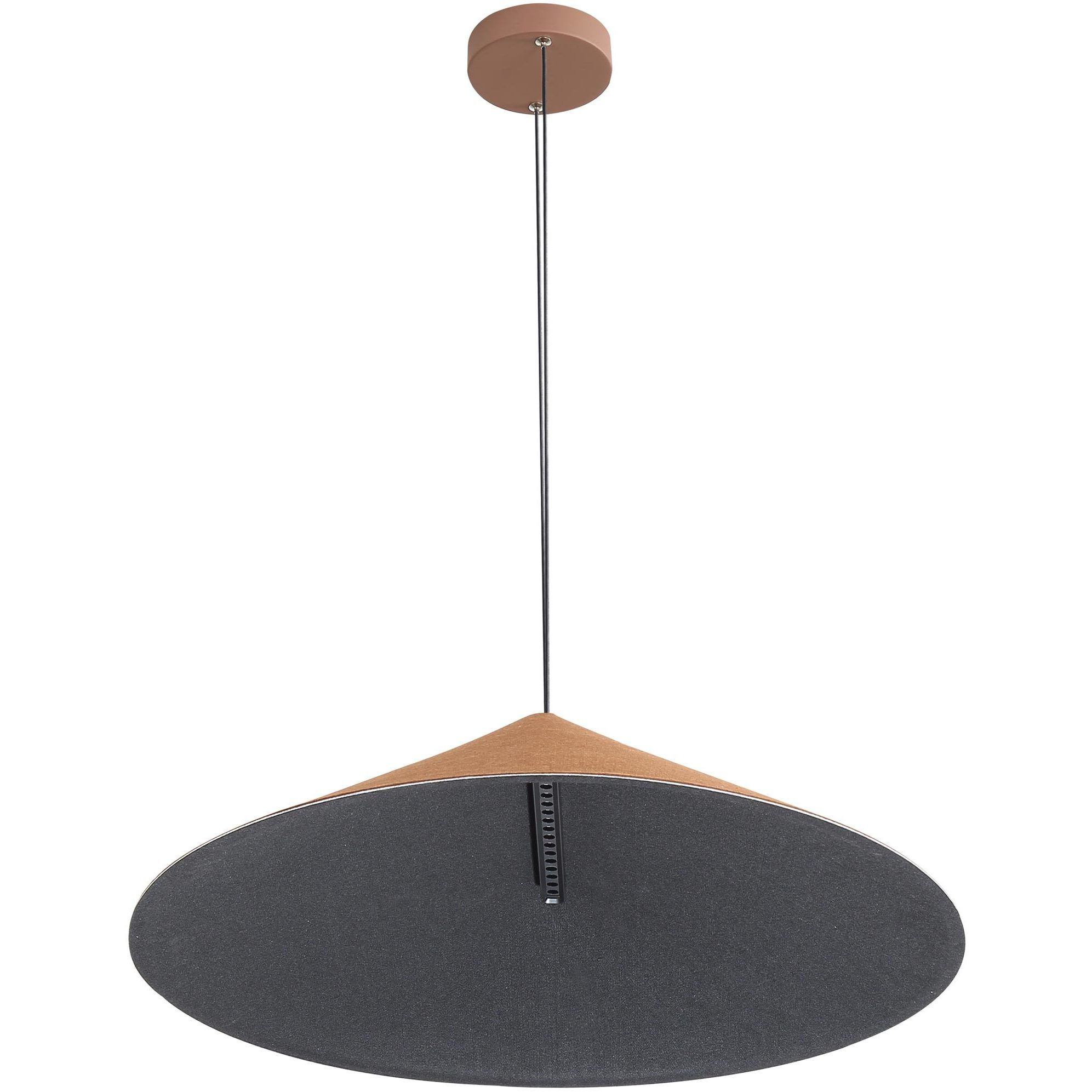 Faroe Pendant Ceiling Light in Coffee/Black