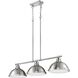 Yep Duncan Island Light Ceiling Light in Chrome, Pewter