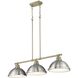 Yep Duncan Island Light Ceiling Light in Aged Brass, Pewter
