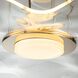 Vetrina LED 23.38 inch Light Gold Pendant Ceiling Light
