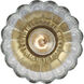 Audra 1 Light 6.88 inch Brushed Champagne Bronze Semi-Flush Ceiling Light