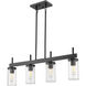 Winslett Island Light Ceiling Light in Matte Black