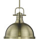 Yep Duncan Pendant Ceiling Light in Pewter, Large