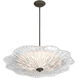 Coral Bloom 1 Light 31 inch Black Slate Pendant Ceiling Light