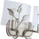 Calla 2 Light 14.75 inch Peruvian Silver Vanity Light Wall Light