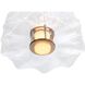 Vetrina LED 23.38 inch Light Gold Pendant Ceiling Light