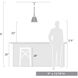 Calgary 1 Light 9 inch Pebbled Rust Mini Pendant Ceiling Light