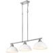 Yep Duncan Island Light Ceiling Light in Chrome, Matte White