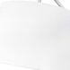 Ryleigh Articulating Wall Sconce Wall Light in Pewter, Modern White