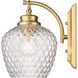 Adeline 1 Light 7.13 inch Modern Brushed Gold Wall Sconce Wall Light