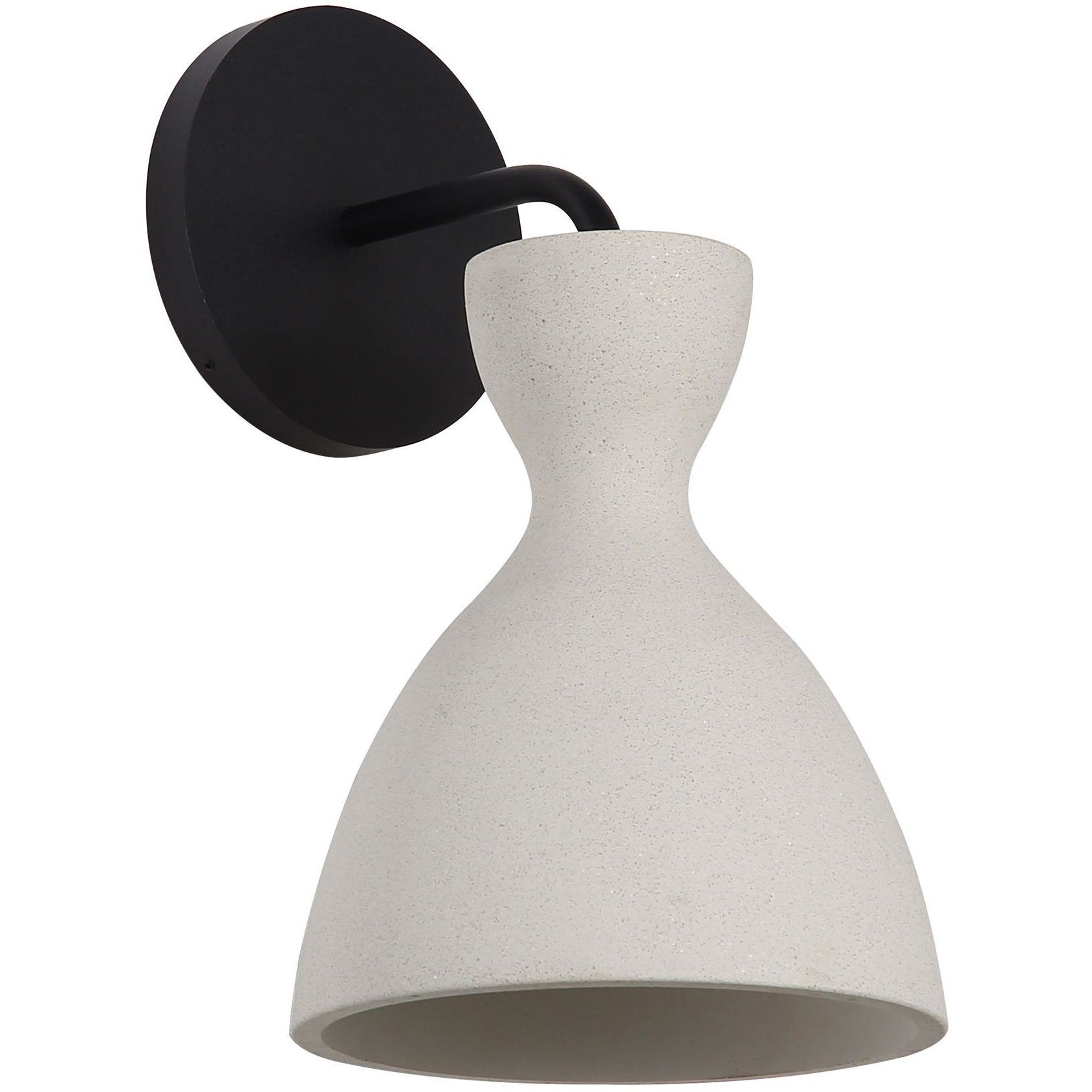 Aethera LED 8.63 inch White Sandstone Cement Outdoor Wall