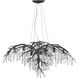 Autumn Twilight 12 Light 40 inch Black Iron Chandelier Ceiling Light, Large