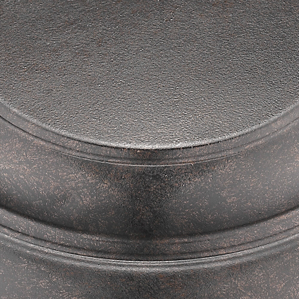 Colson 3 Light 14.25 inch Etruscan Bronze Flush Mount Ceiling Light in No Shade, Damp