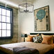 Mercer 22.13 inch 60.00 watt Matte Black Chandelier Ceiling Light in Matte Black/Matte Black