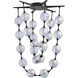 Pearla LED 28.25 inch Matte Black Pendant Ceiling Light