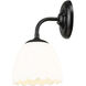 Dorinda 1 Light 6.5 inch Matte Black Wall Sconce Wall Light
