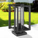 Tribeca 1 Light 8.63 inch Natural Black Outdoor Pier Mount