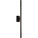 Vireo Vanity Wall Light in Sand Black
