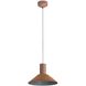Faroe Pendant Ceiling Light in Coffee/Black