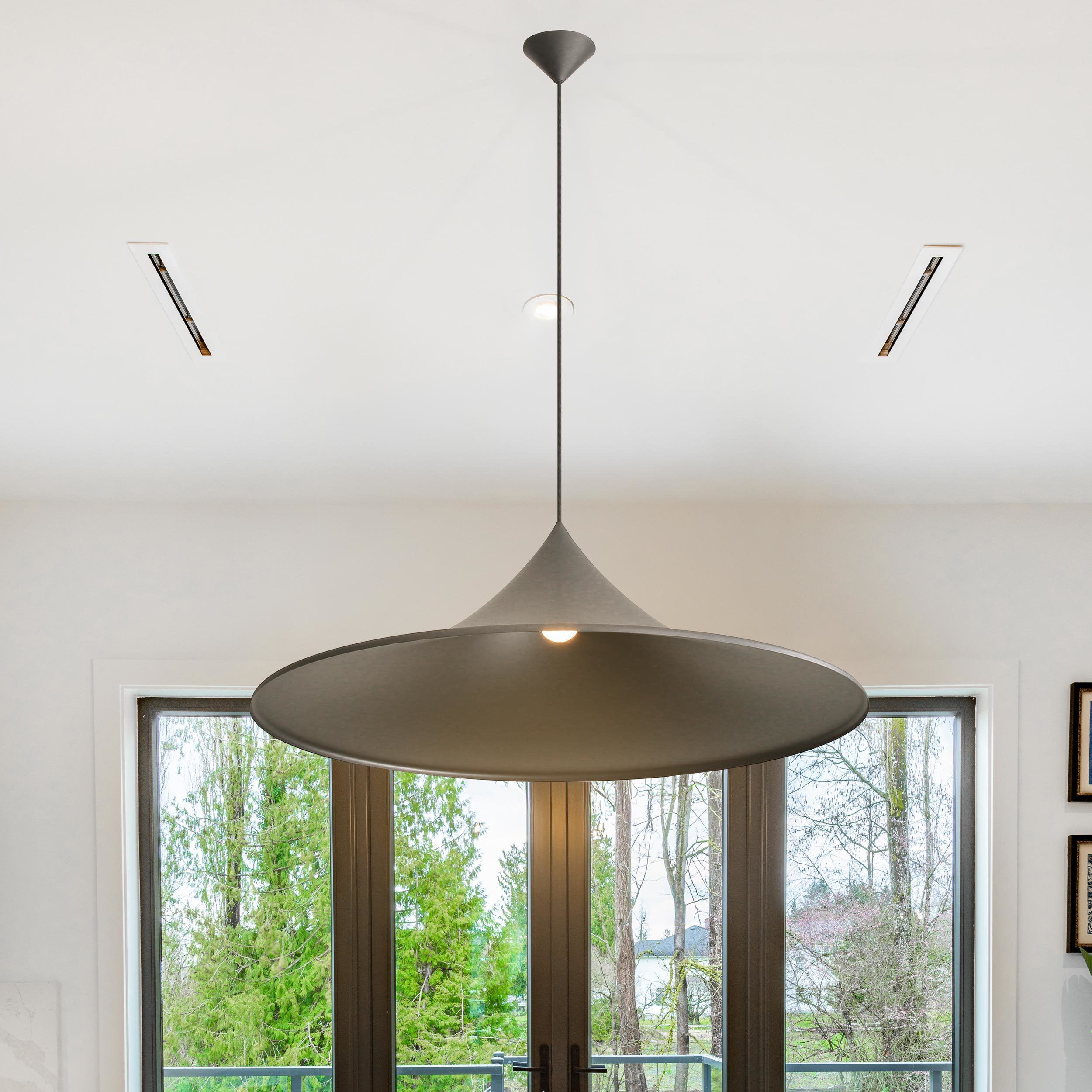 Vistara Pendant Ceiling Light in Sand Black